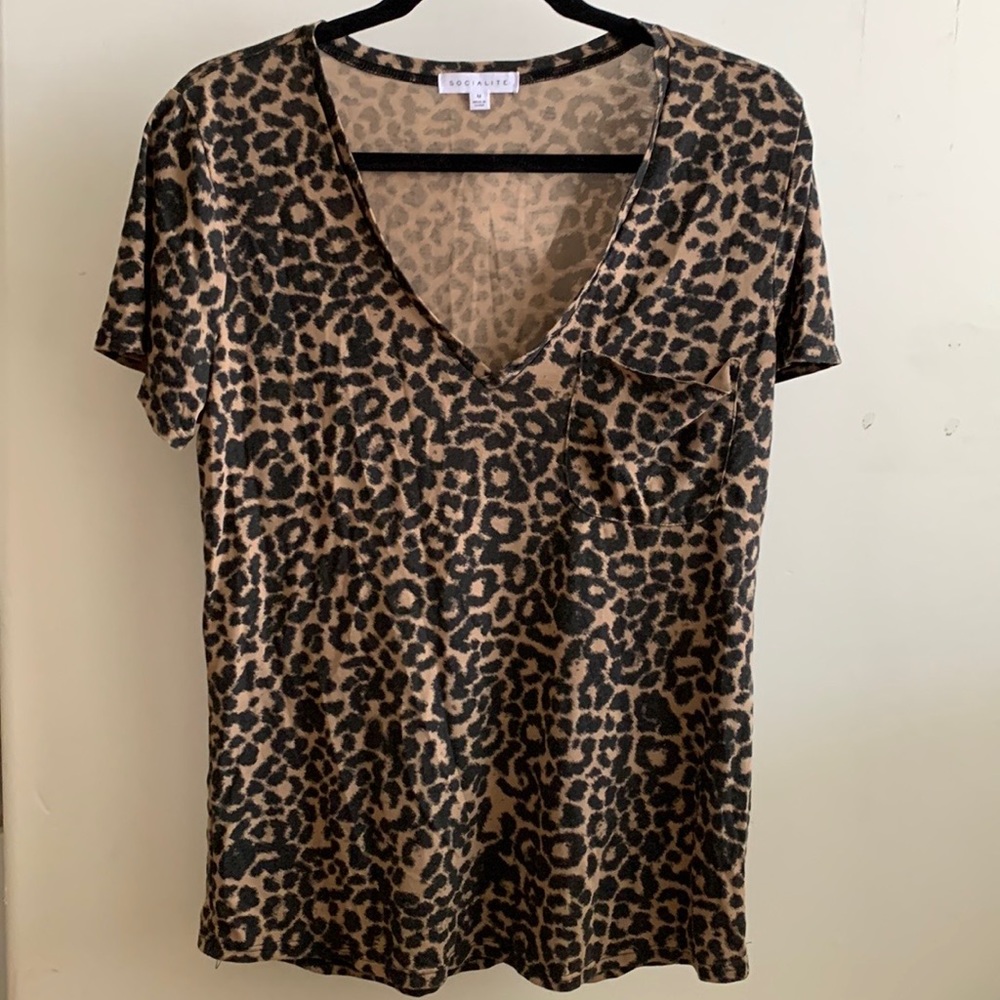 Cheetah print t-shirt